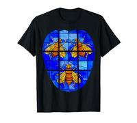 Bees Stained Glass Window Santa Maria in Aracoeli Bee Lover T-Shirt