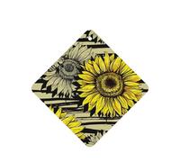 Bees Sunflower Printing 10 Pcs Air Freshener Cards,Car Scented Hanging Sheets Air Freshener Set For Car Decoration