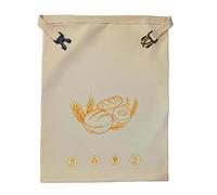 Bees Wax Bread Bag - Reusable Cotton Pouch, Natural Storage Wrap, Washable Sourdough Loaf Keeper, Free Fresh Food Preservation Pocket | Home Farm Produce Preservation Sack for Freezer