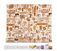 Bee's Wrap Beeswax Wraps for Food - Bakery Lane Cut to Size 14x52" Wax Paper Roll - Made in USA Reusable Waxed Paper & Bowl Covers - Organic & Eco-Friendly Alternative to Aluminum Foil & Plastic Wrap