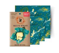 BEES WRAP Food Wrap Ocean Print Assorted Sizes, 1 EA