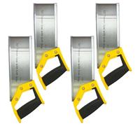 BeeSavvy 10-Inch Tenon Saw, Ergonomic Plastic Handle, Non-Slip Grip, Back Saw for Woodworking, Joinery, Carpentry, Furniture Making & DIY Projects, (4 Pcs)