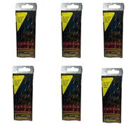 BeeSavvy 5-Piece Wood Drill Bit Set, Carbon Steel Wood Drill Bits, Precision Cutting, Pointed Tips, Perfect for Woodworking, Carpentry, DIY & Professional Use, 4 to10mm (Pack of 6)