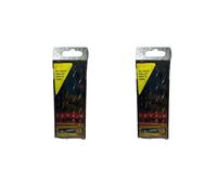 BeeSavvy 5-Piece Wood Drill Bit Set, Carbon Steel Wood Drill Bits, Precision Cutting, Pointed Tips, Perfect for Woodworking, Carpentry, DIY & Professional Use, 4 to10mm (Pack of 2)