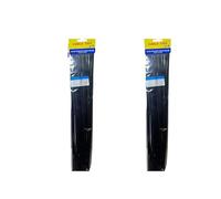 BeeSavvy 50Pcs Black Nylon Cable Ties, Strong and Secure, Weatherproof and UV-Resistant, Self-Locking, Suitable for Electrical Wiring, Cable Management, 3.6 x 380 mm (Pack of 2)