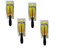 BeeSavvy 8-in-1 Telescopic Magnetic Screwdriver Set, Multi-Bit Precision Tool, Adjustable Shaft, Ergonomic Handle, Magnetic Tip, Compact, Durable, and Versatile for Home, (Pack of 4)