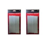 BeeSavvy 8 Radiator Sleeves Set, Easy-to-Install, Durable, Heat-Resistant, DIY Enthusiasts, Quick Renovation Projects, Long-Lasting Performance, Reliable Protection Against Dust, Dirt, (Pack of 2)