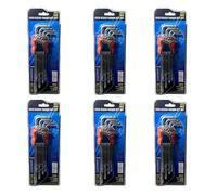 BeeSavvy 9-Piece Torque Key Set, 40CR Steel Precision Torx Wrenches, Chrome-Plated Finish, Tamper-Proof Design, Perfect for Automotive, Machinery, DIY & Professional Repairs-WR236, (Pack of 6)