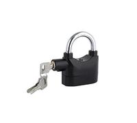 BeeSavvy Alarm Padlock, 110 dB Security Siren,Anti-Theft Motion Sensor Lock, Hardened Steel Shackle, Weather-Resistant, Perfect for for Bikes, Motorcycles, Gates, Doors, Sheds