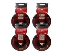 BeeSavvy Blackspur Grit Flap Disc, Rust,Smooth Finish & Fast Material Removal, Universal 4.5-Inch Flap Disc, Aluminium Oxide Sanding & Grinding Wheel for Metal,115mm x 60 (Pack of 4)