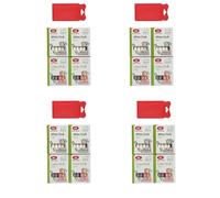 BeeSavvy Chalk & Eraser set, Easy Grip, Lightweight, Quick Erasing Action, Board-Safe, Perfect for Blackboards, Green Boards, Teaching, Tutoring, Office Planning, Kids Drawing (Pack of 4)