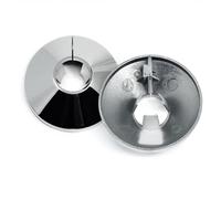 BeeSavvy Chrome Radiator Pipe Collars, Corrosion Resistance, Enhancing Bathroom, Kitchen, Living Room, Durable Construction, Long-Lasting Protection, DIY Enthusiasts, Plumbers, Quick, Reliable, 2pcs