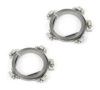 BeeSavvy Micro Spring Clamp Set, Mini Grip Clamps, Non-Slip Jaws,Compact and Lightweight, Ergonomic Handle, Perfect for for DIY Crafts, Woodworking, Photography Backdrops, 6pcs, (Pack of 2)