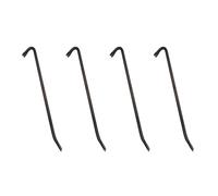 BeeSavvy Multi-Functional Wrecking Bar, Hex Steel Pry Bar with Nail Puller, Goose-Neck Design, Perfect for Demolition, Prying, Lifting & Construction Work 600mm, (4 Pcs)