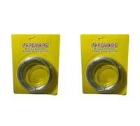 BeeSavvy Multi-Purpose Metal Wire Coil, Strong, Flexible & Rust-Resistant, Indoor and Outdoor Use, Wire for DIY Projects, Household Repairs, Craft Work, Gardening & General Hardware Use, (Pack of 2)