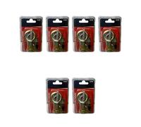 BeeSavvy Replacement Rim Cylinder Lock Set, Long-Lasting Performance, Smooth Key Operation, Universal Compatibility, Durable, Secure Construction, Easy Installation, (6 Pcs)