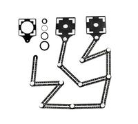 BeeSavvy Six-Fold Measuring Ruler, articulated design, Precision Angle Measuring Tool, Durable & Lightweight, Perfect for Tiling, Carpentry & Construction, (Pack of 2)