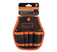 BeeSavvy Tools Pouch, Multi-Pocket Tool Holder, Durable Polyester Fabric, Compact and Lightweight, Belt-Compatible Utility Organizer for Hand Tools, Electricians, Carpenters & Technicians