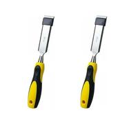 BeeSavvy Woodworker Chi-sel, Ergonomic Anti-Slip Handle, Reliable and Versatile, Shock-Resistant Design, Carpentry, Joinery, Furniture Making & DIY Woodworking Projects, 25mm, (2 Pcs)