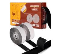 Beesgarden Heavy Duty Hook and Loop Adhesive Tape 30mm x 6m with Dispenser, Extra Strong Double Sided Stick On Tape for Room Décor & Home, Office,Desk, Garage, Car Carpet Sofa Picture Frame