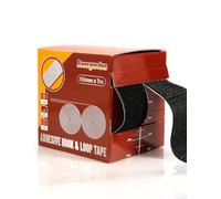 Beesgarden Heavy Duty Hook and Loop Adhesive Tape 50mm x 7m with Dispenser, Extra Strong Double Sided Stick On Tape for Room Décor & Home, Office,Desk, Garage, Car Carpet Sofa Picture Frame