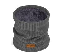 Beesgarden Winter Neck Warmer Snood with Gift Box and Greeting Card, Soft and Comfortable Fluff Lining, Outdoor Warm Scarf for Walking Cycling Hiking Skiing (Light Grey)