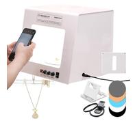 BEESOM Gemstone Light Photography Box Kit,for Jewelry Display Shoot T30