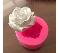 BeeSpring Flower Bloom Rose Shape Silicone Fondant Soap 3D Cake Molds Cupcake Jelly Candy Chocolate Decoration Baking Tool Mould