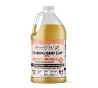 Beessential All Natural Bulk Foaming Hand Soap Refill, 64 oz Orange, Made with Moisturising Aloe & Honey - Made in the USA