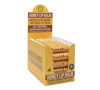 Beessential Beekeeper Made Beeswax Bulk Lip Balm, 40 Count Honey Flavor For Men, Women, and Children. Great for Gifts, Showers, & More