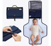 BeeStarz Portable Baby Changing Pad 2.0 | Waterproof Diaper Mat with Dual-Foam Pads | Convenient Travel Station for Babies+Toddlers | Essential Baby Changing Pad for Parents On-The-Go | Easy to Clean