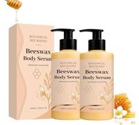 Beeswax Body Serum, Long Lasting Deeply Moisturizing Body Lotion, Fast Absorbing Non-Greasy Moisturizer, Gentle Formula for Dry & Sensitive Skin Daily Full Body Care (2PCS)