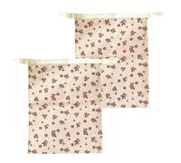 Beeswax Bread Bag - 40cm Reusable Storage Bag, Cotton Waxed Food Wrap, Eco Friendly Kitchen Organizer, Natural Dough Proofing Sack | Large Capacity Bread Keeper For Baking Kitchen Storage Picnic