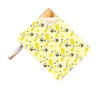 Beeswax Bread Bag - Large Capacity, Reusable, Wide Mouth, Portable | Kitchen Beeswax Bread Holder Storage Bag Cotton Linen | For Indoor And Outdoor, Home, Bakers, a, Siehe Beschreibung
