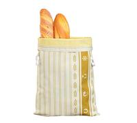 Beeswax Bread Bag, Reusable Lined Cotton Storage Bags with Natural Beeswax Lining, Sourdough & Artisan Loaves Freshness Keeper for Homemade, Bakery Essentials (A)
