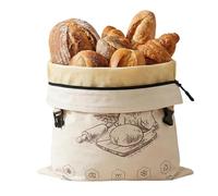 Beeswax Bread Bag Reusable Storage Container Cover with Zipper