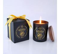 Beeswax Candle Gift Organic British Beeswax sustainably harvested from natural & sustainable hives by bees fed on forest & wildflower. Burning Natural Pure Bees Wax candles has many health benefits