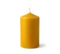 Beeswax Candle Handmade from 100% Pure Beeswax - Natural Pillar Candle from Own Beekeeping - No Paraffin, Sustainable & Regional - Approx. 12.5 cm High, Diameter 7 cm