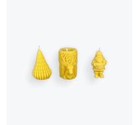Beeswax Candles - Christmas Trio Bundle
