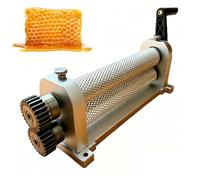 Beeswax Comb Foundation Roller Mill Machine, Portable Wax Press for Beekeeping, Produces Honeycomb, Essential Beekeeping Tool