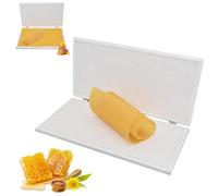 Beeswax Foundation Machine with Sheet Mold Casting and Comb Press Tool, 4.9mm/5.3mm Cell Size Beeswax Embossing Mold, for Wax Embossing and Foundation Production 4.9MM