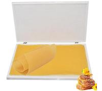 Beeswax Foundation Sheet Mold Casting Machine, Beeswax Embossing Mold, Eye Shape, Beekeeper Supplies, Aluminum Alloy Bee Eye Nest Foundation Molding Tool(5.3mm)