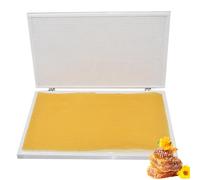 Beeswax Foundation Sheet Mold for Beekeeping, Adjustable Honeycomb Cell Size, Efficient Casting Tool for Honey Production, Embossing Equipment