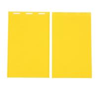 Beeswax Foundation Sheets 5.4mm | Silicone Press Sheets for Beekeeping/Wax Comb Making | Flexible & Reusable Beekeeper Equipment (2 Large Sheets) (Yellow)