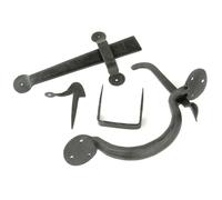 Beeswax Hand Forged Iron Hardware Door Handles Pulls Hinges Latches (Suffolk Door Latch)