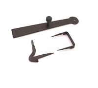 Beeswax Heavy Duty Iron Hand Forged Suffolk Latch Spare Parts Privacy Lock Thumb Piece Suitable for Wooden Doors, Garden Gate, Sheds