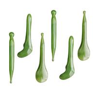 Beeswax Manual Massage Stick for Back and Face Tense Muscles | Green Finish, Comfortable Grip, Body Relaxing Use, Swelling and Fatigue, Acupressure Tool