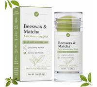 Beeswax & Matcha Moisturizing Balm, All-Body Local Dry Skin Relief Solid Balm Stick, Smooth Fine Dry Lines On Face Neck Joints, Gentle Non-Irritating Portable Daily Moisture Stick (1PC)
