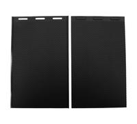 Beeswax Press Sheets 2PCS 5.4mm Silicone Foundation | Flexible Non - Deforming Hexagonal Press | Beekeeping Tool for Beehive Frames/Candle Crafts | Reusable Foldable Portable (Black)