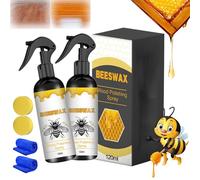 Beeswax Spray Polish, Natural Micro-Molecularized Beeswax Spray, Bees Wax Polish for Wood & Furniture (2PCS)